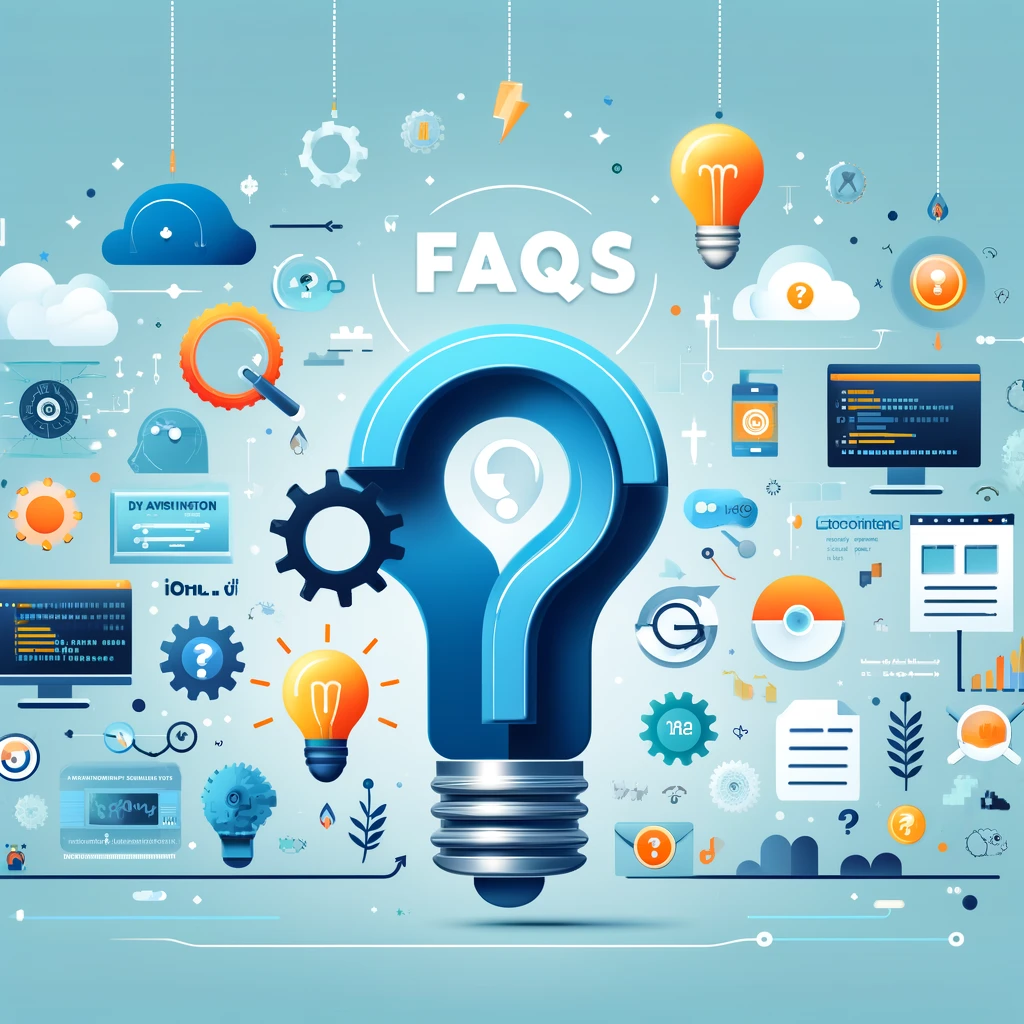 FAQs image with a question mark